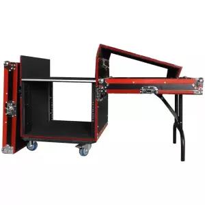 이동식 음향 랙 케이스 방송 앰프용 무대 항공 상자