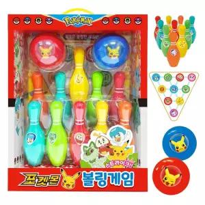 볼링놀이 포켓몬 볼링 게임 공2개 핀10개 세움판 세트