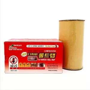 쥐덫 쿨샵 해충끈끈이 롤트랩 축사용 파리 26m