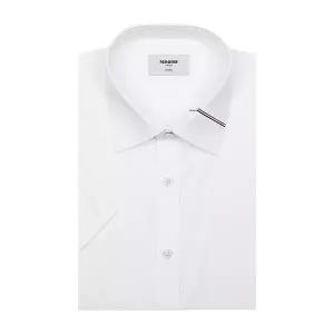 일반핏 뱀부 폴리 스판 솔리드 반소매 셔츠 RPUSG0-202WH LRR377 GIV091