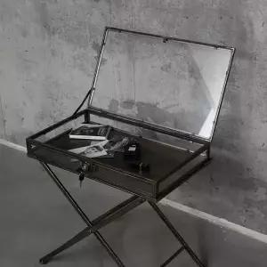 빈티지 악세사리장 드레스룸 시계 디바이더 유리 유리