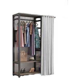 조립식 행거 옷장 시스템행거 모델 드레스룸 셀프 철제 랙 80 커튼리스