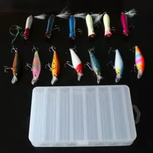 에기 14칸 수납 양면 케이스 태클박스 루어케이스 CC