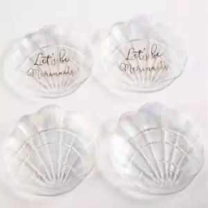 오팔 조개 트레이 인센스 콘 홀더 향피우기 악세서리 CC