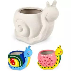 만들기대장 DIY 채색화분 - 달팽이+다육식물(식물랜덤)