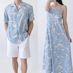 비치웨어 남자 인기 여자 커플룩 여름 감성 바캉스 롱 원피스