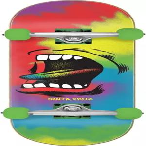 산타 크루즈 빅 마우스 타이 다이 풀 8.00인치 x 31.25인치 스케이트보드 완성