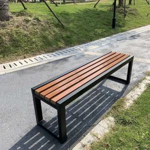 공원 벤치 카페 철제 야외 레스토랑 북유럽 휴게소