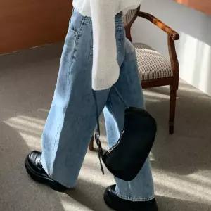 [신상오픈런]기본 일자청바지 워싱진 논스판 코튼팬츠 여성 (31929280)