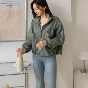 [신상오픈런]숏야상 후드점퍼 봄바람막이 키작녀 바스락 집업 (31926361)