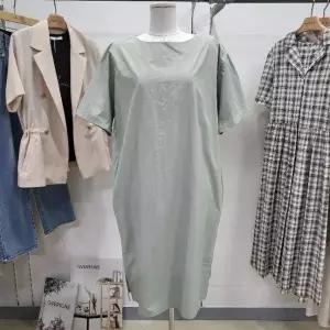 [하프클럽/] DP01 박시 바스락 루즈핏 원피스 OBOE569