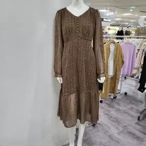 [하프클럽/] DP01 V넥 에스닉 쉬폰 원피스 ODOC506