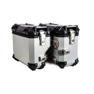 알루미늄 오토바이 탑박스 블랙 배달통 45L 후면 등받이