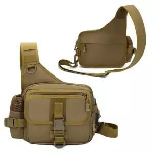 남성 아웃도어 전술 가방 밀리터리 크로스백 베이지 군인밀리터리 군인메신저백