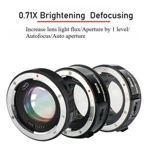 카메라용 핫슈 콜드슈 어댑터Meike EFTR-0.71X/EFTE-0.71X/EFTZ-0.71X Sony 적합한 자동 초점 브라이트닝