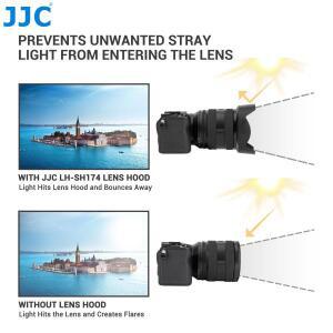 카메라용 렌즈 캡 분실방지끈Sony FE 20-70mm 렌즈용 JJC 후드는 대체합니다. 필터 및 캡에