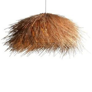 카페 라탄 조명 야자수 라탄조명 매장 캔들 램프 40cm 쌀국수 인테리어 식탁 손잡이