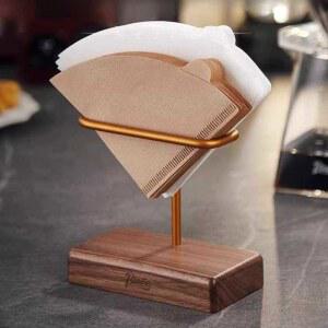 커피 필터 거치대 우드 스탠드 소형 케이스 여과지 핸드드립 수납함 목재 디펜서 상자