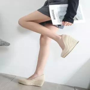 웨지 통굽 하이힐 가보시 구두 플랫폼 7cm 작은발 힐