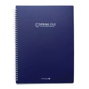 모닝글로리 K컬러 스프링 클리어화일 40P (네이비)