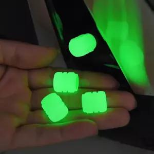 야광 공기캡 공기주입구 마개 형광 휠캡 밸브캡 2p