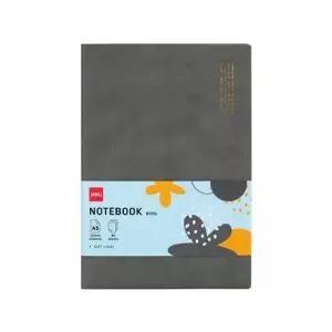 DELI EN135L 칼라 소프트 커버 양장 다이어리 A5 (그레이)(70g 라인내지
