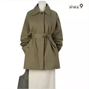 [하프클럽/쉬즈나인]칸타 버튼 하프 코트