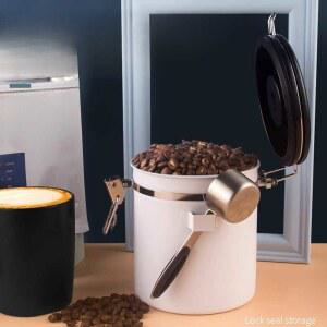 커피 원두 보관용기 카페 보관함 마개 커 보관통 용기 스몰 습기