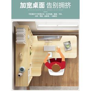 코너형 책상 L자형 L자 책꽂이 우드120cm ㄱ자책상세트 코너 ㄱ자컴퓨터책상 왼쪽 세트