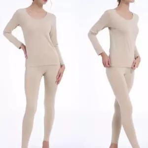 스판 슬림핏 스티치 기모 안감 상하의 세트 내복 내의 pcV7+3aAN