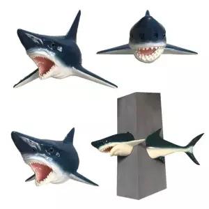 벽걸이 상어 조형물 식당 죠스 카페 벽장식 포토존