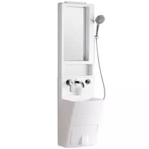 카라반 욕실 세면기 야외 일체형 발판 화장실 캠핑카