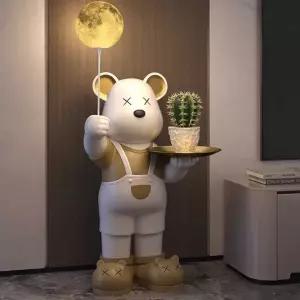 곰돌이 바닥 장식 오르골 인테리어 램프 오브제 소품