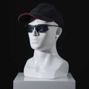 모자 마네킹 디스플레이 안경 촬영 피팅 매장 모자전시 T04화이트 두상 흉상