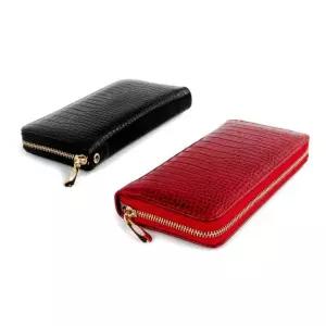 감각적인 크로커다일 패턴 여성 데일리 지퍼장지갑 여성휴대폰지갑 50대여성지갑 선물용 여성잡화 패션잡화