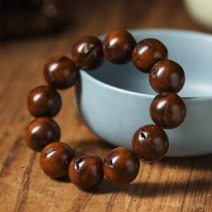 대추나무염주 벼락맞은 팔찌 번개나무 표준 기어봉 벽조목 수제