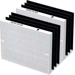 코웨이 에어메가 AP-1512H 및 200M 공기청정기용 PETOX 교체 필터 H13 트루 2개 카본 6개 세트 품목 번호