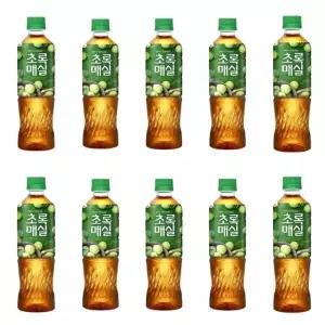 웅진 초록매실 500ml 10개 패트병
