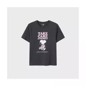 탑텐 TOPTEN 여성 코튼 콜라보 반팔티 PEANUTS_MSF2TS2004 612604