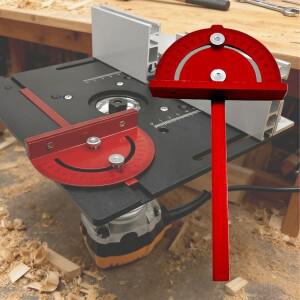 정밀 원형 테이블 톱 각도 푸시 룰러, 알루미늄 조각 및 밀링 작업대 삽입 플레이트 목공용