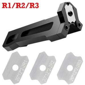 목공 블레이드 엣지 코너 대패, 모따기 필렛 스크레이퍼 보드, 수동 목재 디버링 도구, R1 R2 R3