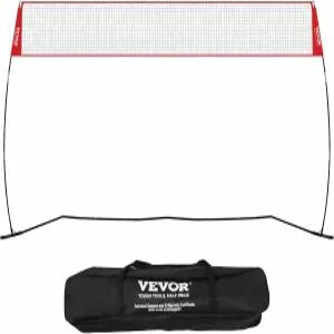VEVOR 배구 트레이닝 네트 시스템 8 * 11/12 11피트/피칭 연습/스파이킹 연습/14 휴대용 스테이션 스파이킹