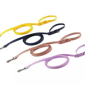 실리콘 산책용 라일락퍼플 수영장용 강아지 각인없음 방수