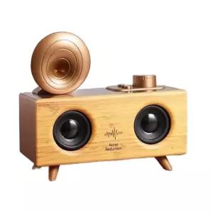 거실 무선 고음질 오디오 USB 지원 레트로 우퍼 내장