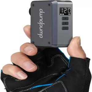 로드 바이크 산악 스포츠 볼을 위한 게이지가 있는 dwndpump 미니 펌프 120 PSI 전기 충전식 에어 휴대용