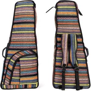 10mm 패딩 어깨끈 및 휴대용 손잡이가 있는 토스네일 미니 스트랫 긱 백 빈티지 일렉트릭 기타 수납 케이스