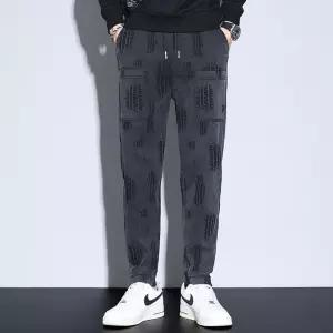 남친 팬츠 캐주얼 스판 자카드 패션 면바지 린넨 일자 타이어 비즈니스 조끼 admr1