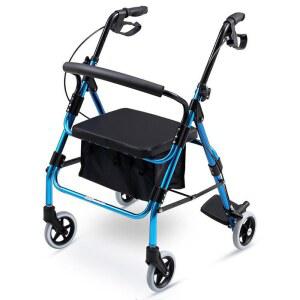 할머니 유모차 밀차 휴대용 걸음 보행 성인용 보행기 접이식