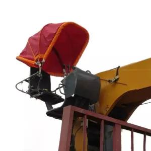 굴삭기 그늘막 크레인 바람막이 야외 햇빛가리개 집게차