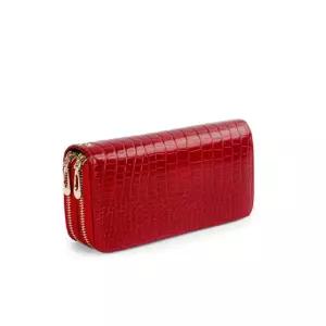 악어무늬 디자인 여성 데일리 쌍지퍼장지갑 휴대폰지갑 여성휴대폰지갑 여성용 패션의류잡화 손지갑 선물용